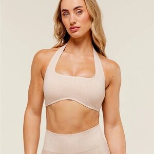 Gymshark Adapt Fleck x Whitney Halterneck Sports Bra